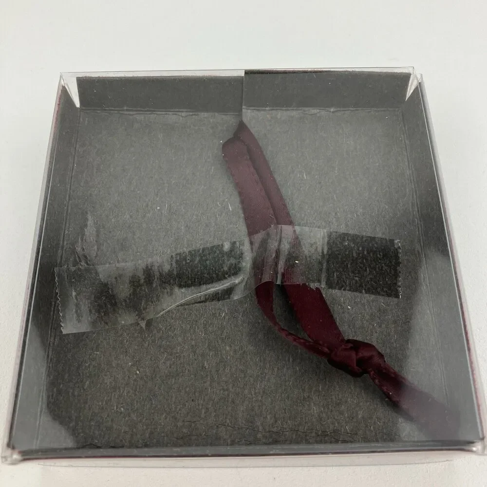 Longaberger Pewter Sweet Heart Basket Tie On | /w Box 1.5